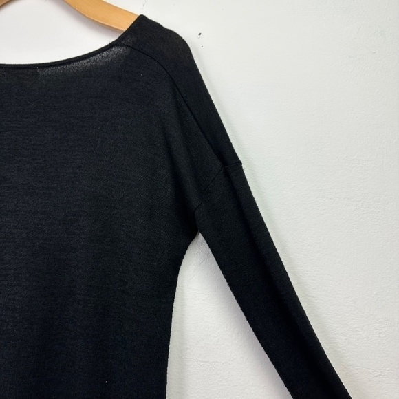 WILFRED Free Aritzia Gail Black V-neck Long Sleeve Tunic Dress XXS - Picture 7 of 9